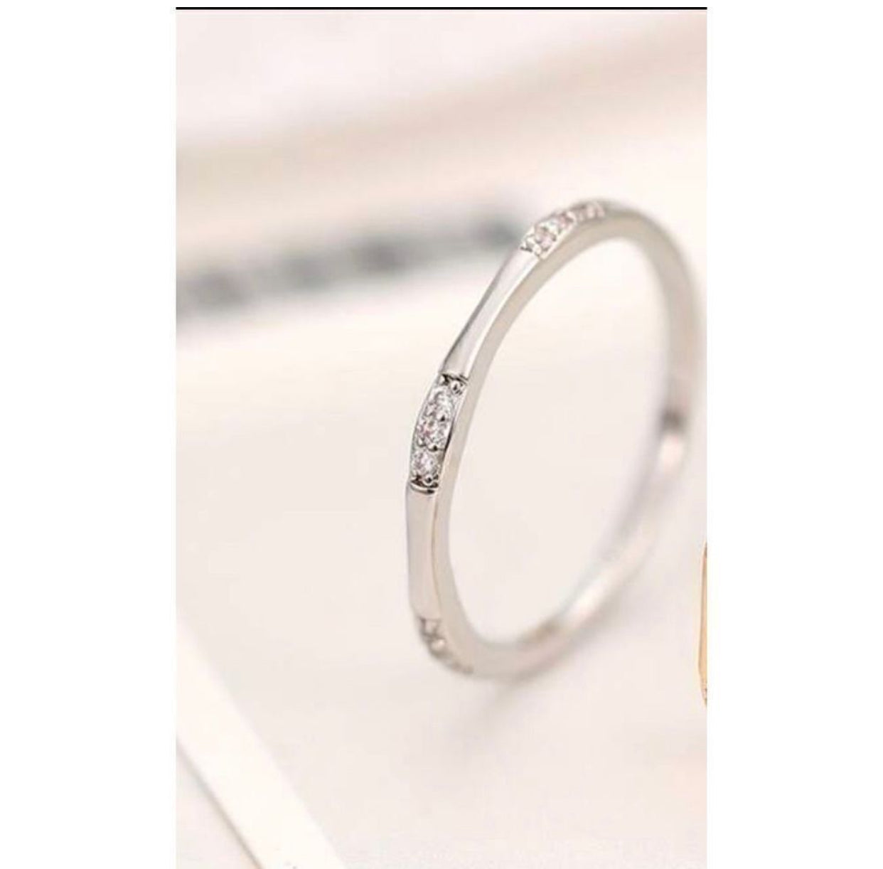 Exquisite & Fashionable Small faux Diamond Ring, For Wedding, Engagement,