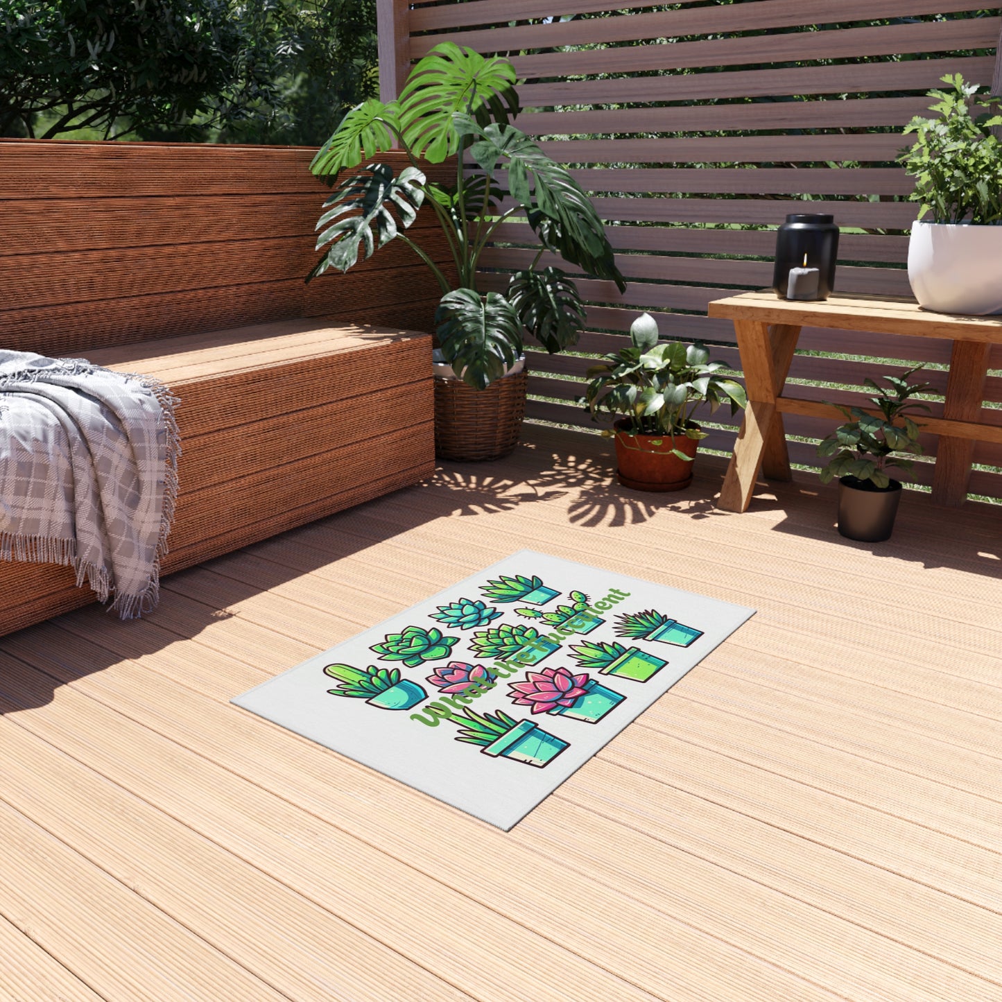 What the Fucculent Outdoor Rug