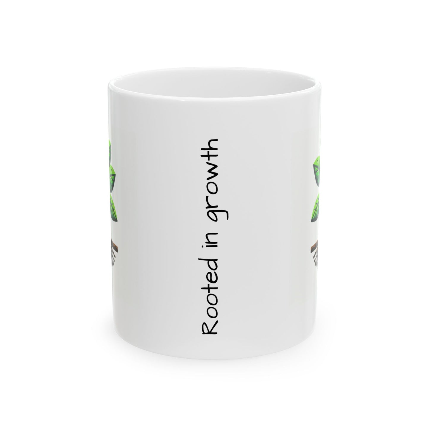 Rooted in Growth Ceramic Mug, (11oz)