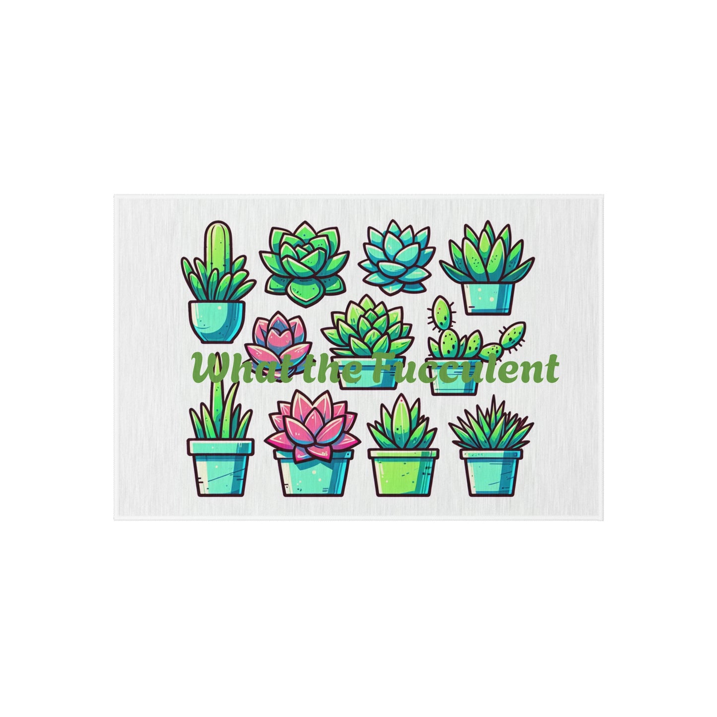 What the Fucculent Outdoor Rug