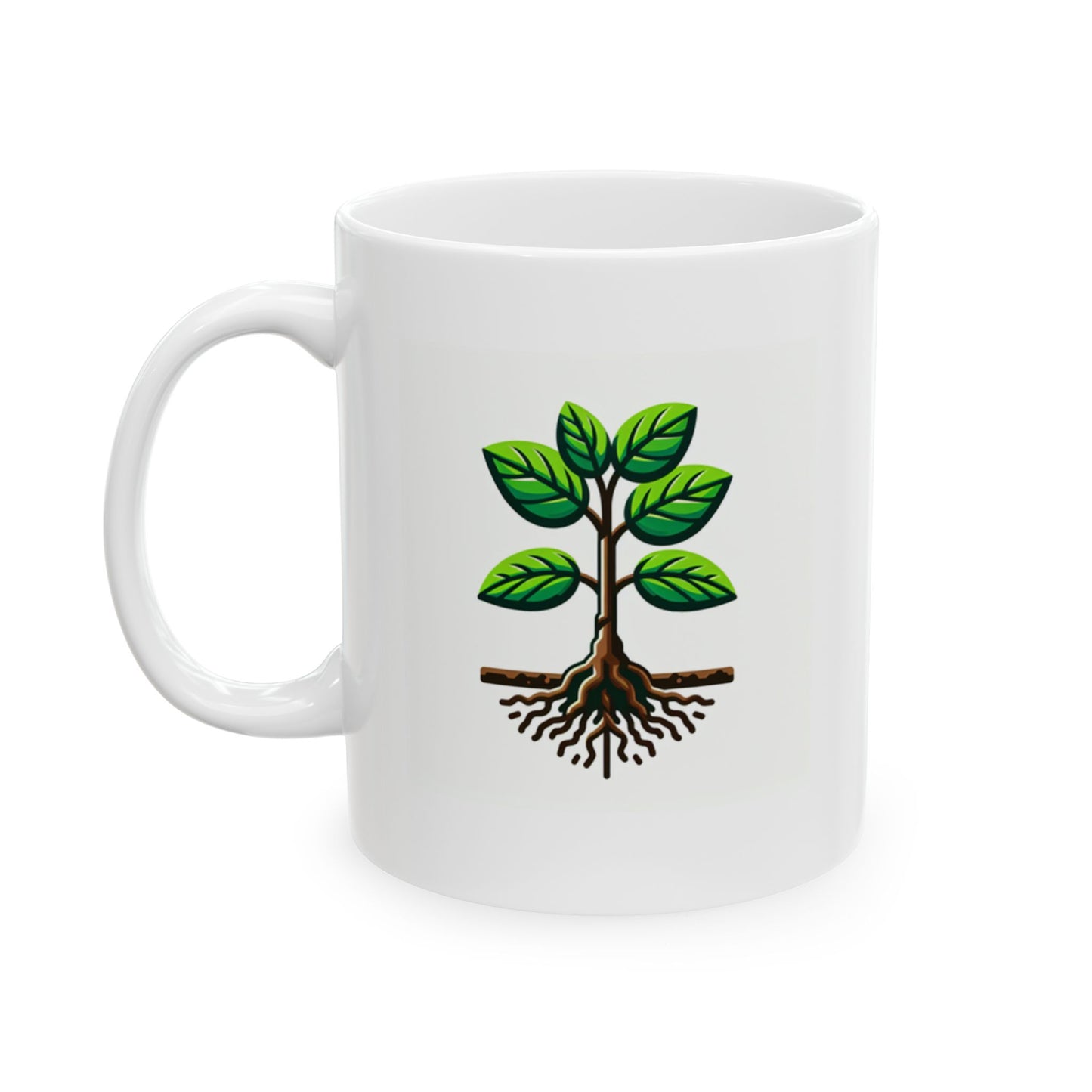 Rooted in Growth Ceramic Mug, (11oz)