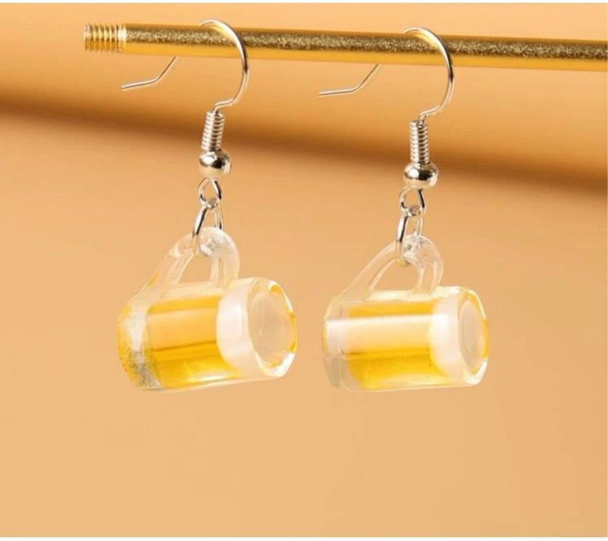 Dangling Beer Earrings: Cheers to Style