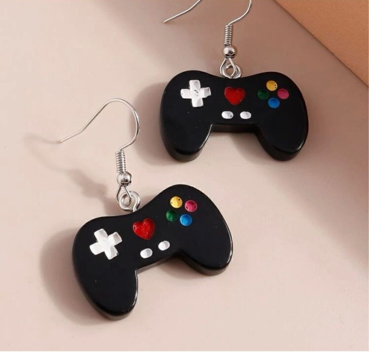 Game Remote Drop Earrings Novelty Gamming Gag Gift Halloween
