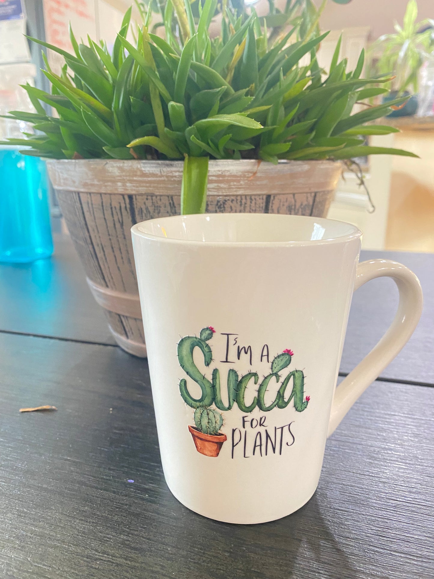 “I’m a Succu for Plants” Cactus Coffee Mug