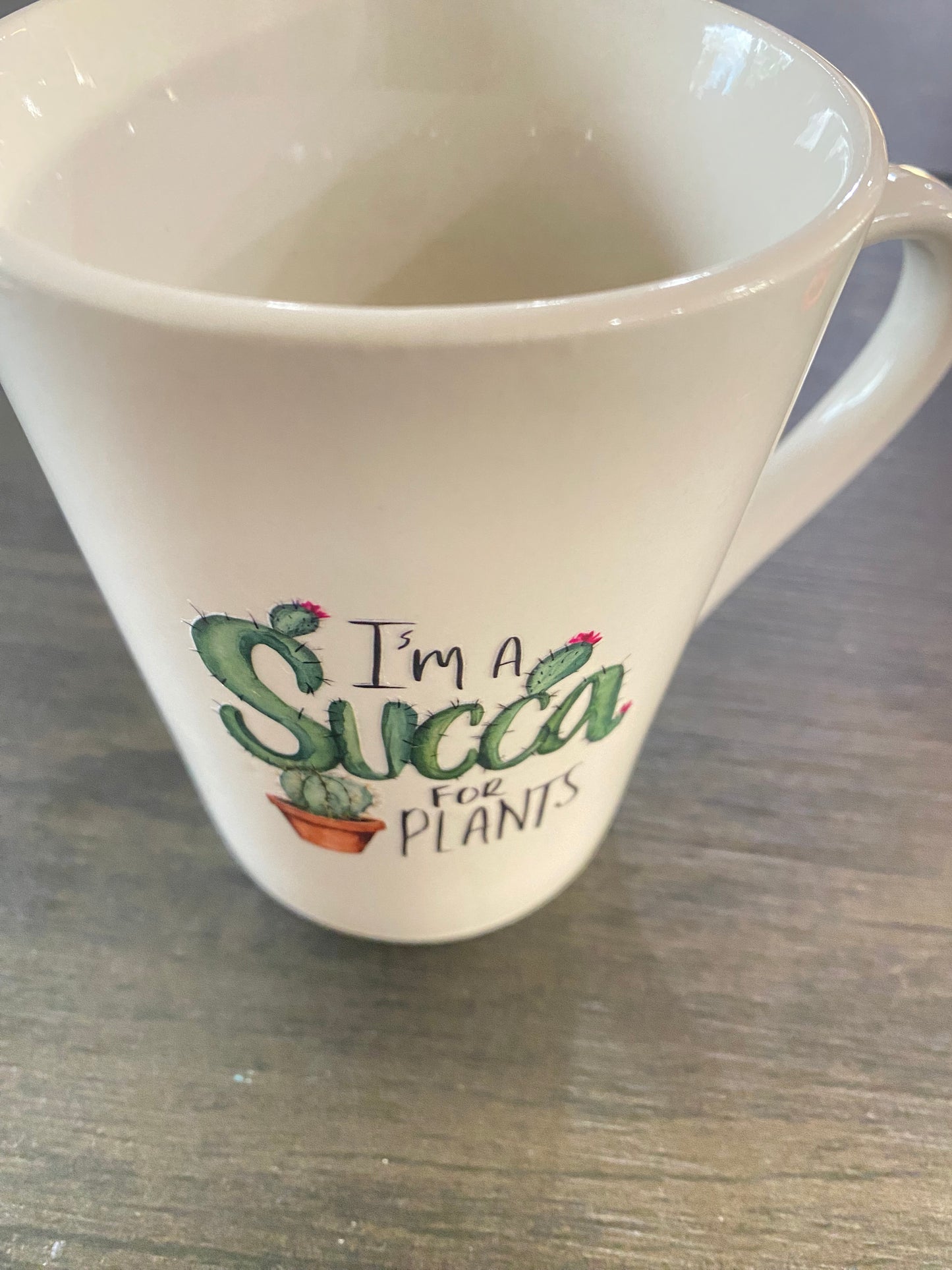 “I’m a Succu for Plants” Cactus Coffee Mug