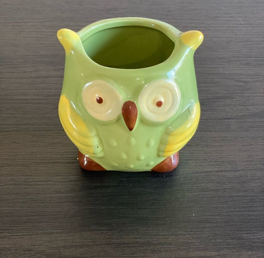 Orlando the Owl – Animal Pot Planter for Succulents (Plants Not Included)