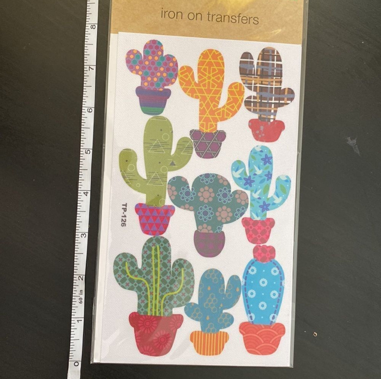 Set of 9 cactus Iron on patches NEW